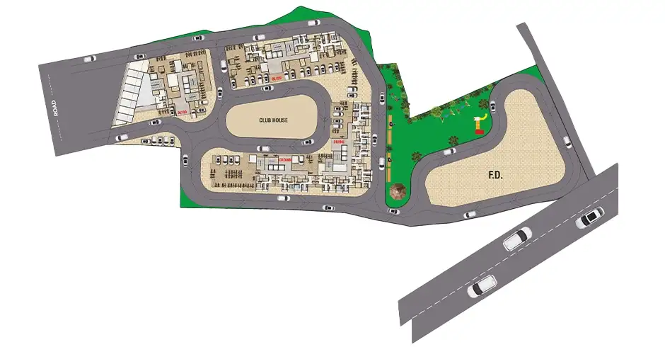 Prime Kingdom Kalyan Floor Plan