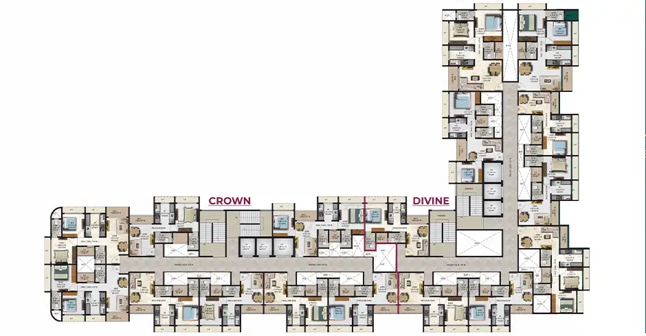 Prime Kingdom Kalyan Floor Plan