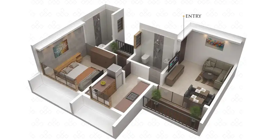 Prime Kingdom Kalyan Floor Plan