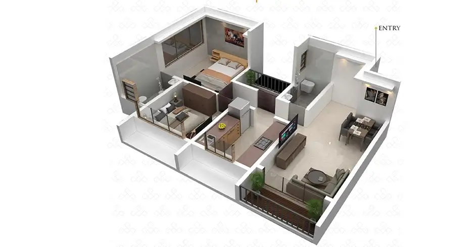 Prime Kingdom Kalyan Floor Plan